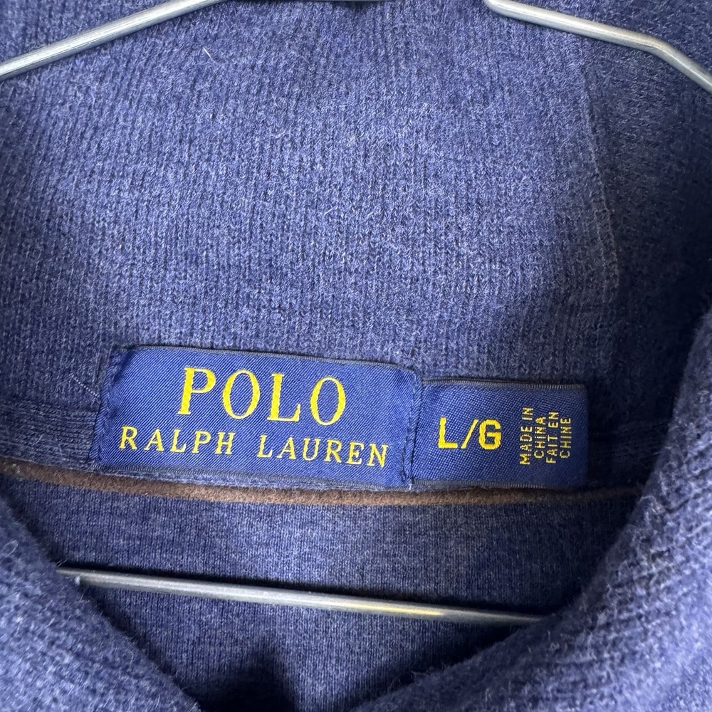Polo Ralph Lauren Sweater‎ Men's Large Shawl Collar Pullover Knit Preppy Casual - Picture 3 of 10
